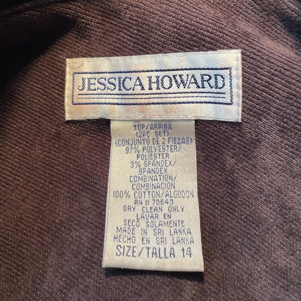 "Jessica Howard" Skirt Suit, Size 14; fits like a 12. - Picture 7 of 7